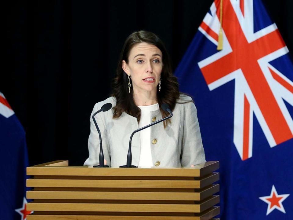 Ardern announced the extension at a press conference on Friday: Getty