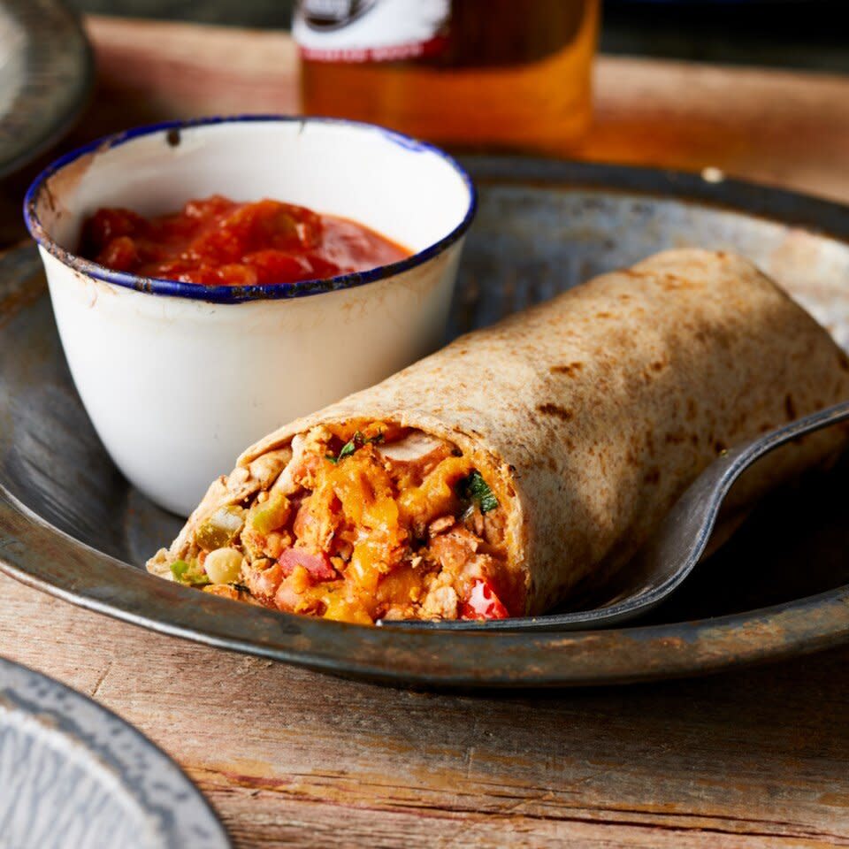 Freezer Bean &amp; Cheese Burritos