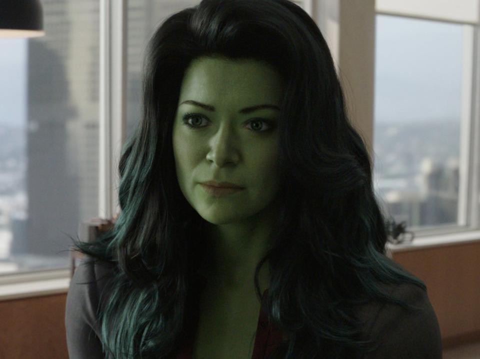 Tatiana Maslany in ‘She-Hulk: Attorney at Law' (Marvel Studios)