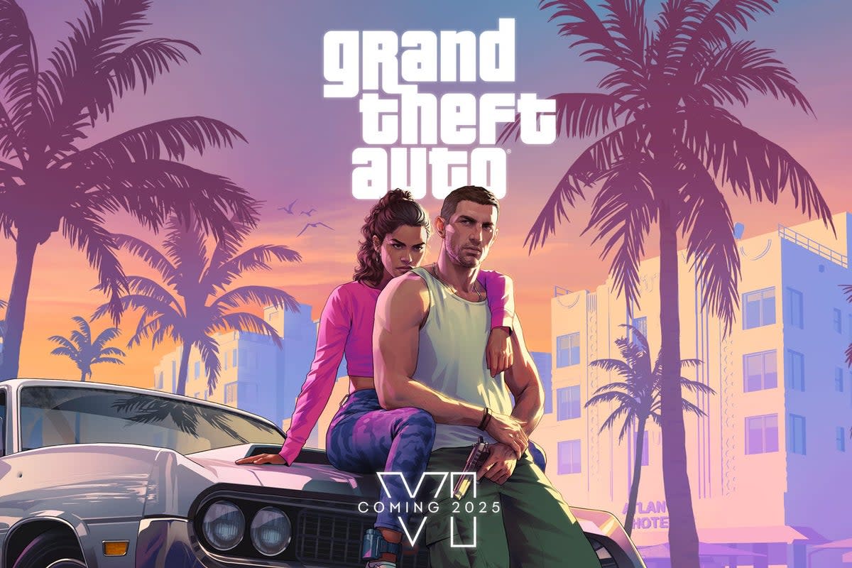 The sixth numbered game in the Grand Theft Auto series which will be released in 2025 (Rockstar) (PA Media)