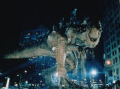 Ein Comeback der Urzeitmonster gab es im Jahr 1998, als ein "Godzilla"-Kostüm gefragt war. (Bild-Copyright: Columbia Tristar/Kobal/REX/Shutterstock)