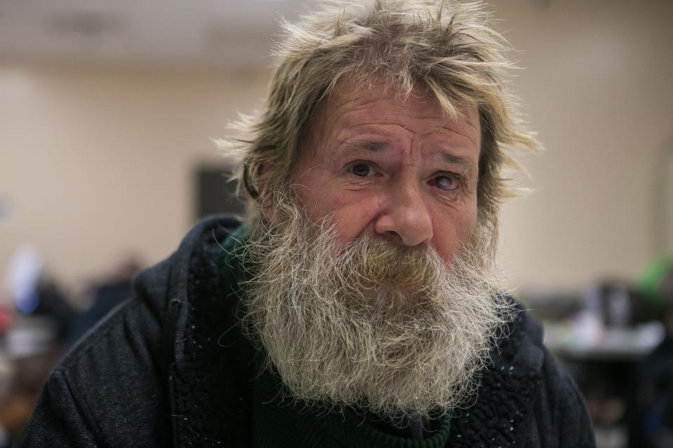 Bill Rathmanner, 60, who is homeless and living at SafeSpace Delaware in Wilmington is among the people who doesn't know where he'll be living come January 1st when the shelter closes.