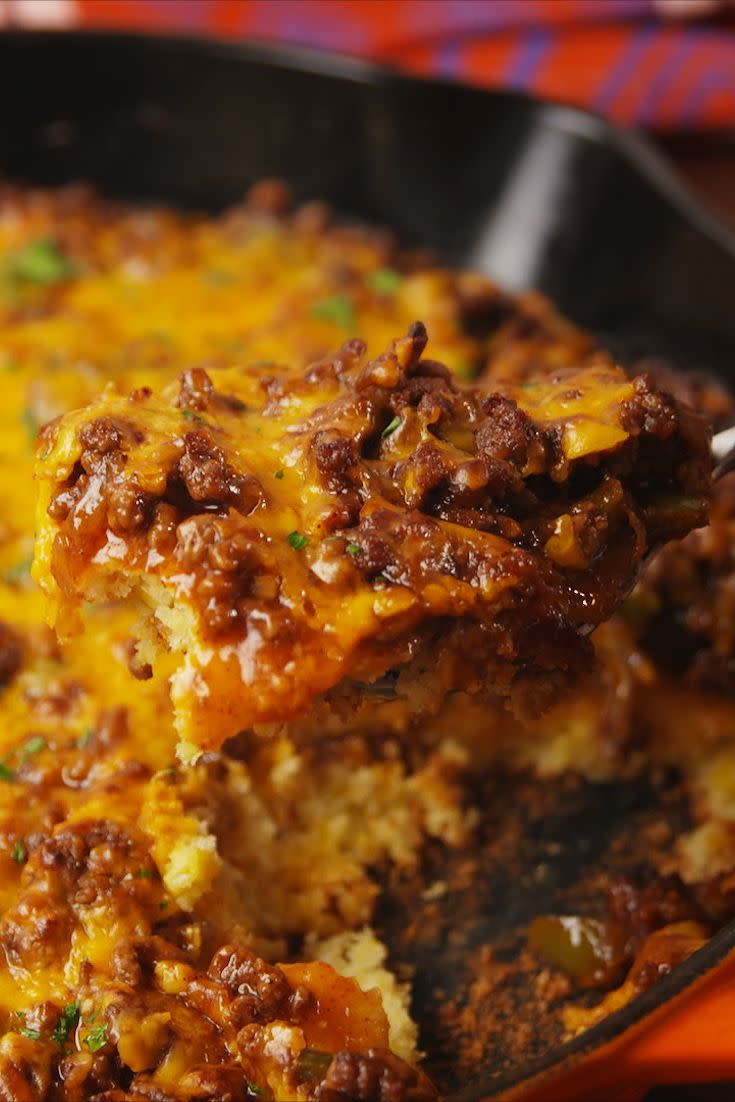 Sloppy Joe Tamale Pie