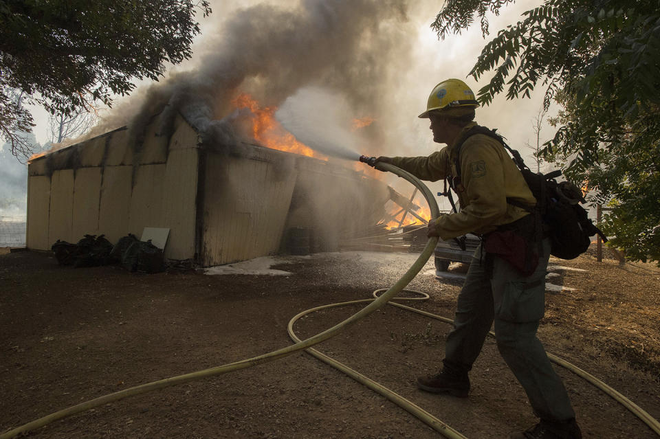 Wildfires force evacuations in Northern California