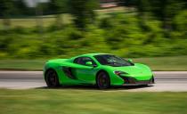 <p>Horsepower: 641; Weight: 3276 lb; Price as tested: $353,115<br><br></p><p>The McLaren 650S Spider is this rodeo’s unbroken bronc, fighting its rider for the prize with every explosive move. It takes time to learn its behavior and nuances, but eventually the horse and rider come together for a spectacular show. <a rel="nofollow noopener" href="http://www.caranddriver.com/features/mclaren-650s-spider-at-lightning-lap-2015-feature" target="_blank" data-ylk="slk:READ MORE ››;elm:context_link;itc:0;sec:content-canvas" class="link ">READ MORE ››</a></p>