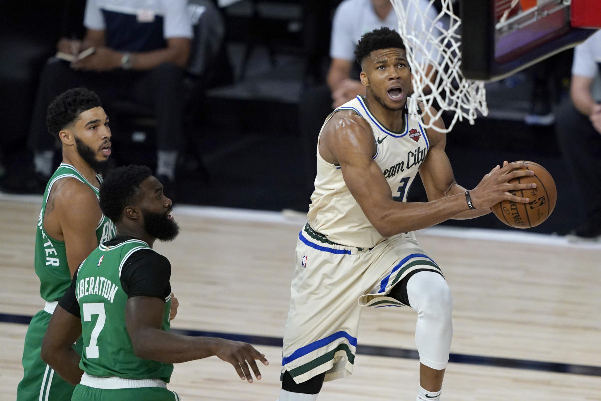 Bucks vs Celtics: Giannis Antetokounmpo scores amazing self alley