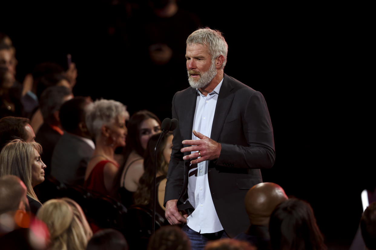 A lawsuit between former NFL quarterback Brett Favre (above) and former NFL punter Pat McAfee is over. (Michael Owens/Getty Images)