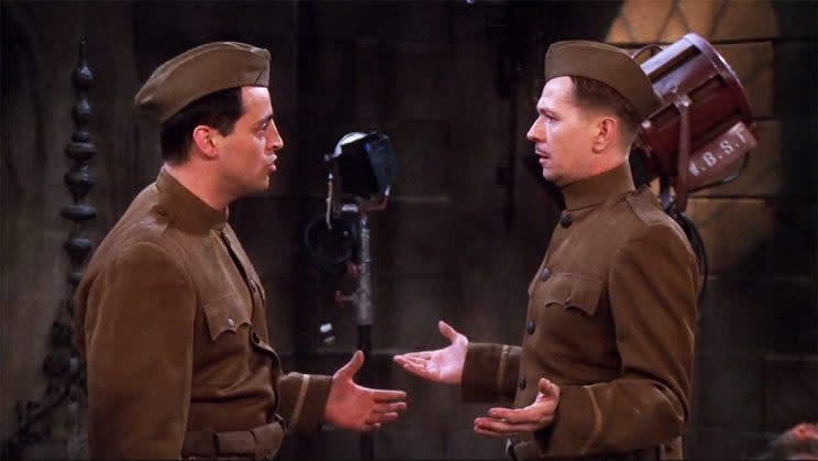 Matt LeBlanc and Gary Oldman in 'Over There' from 'Friends'