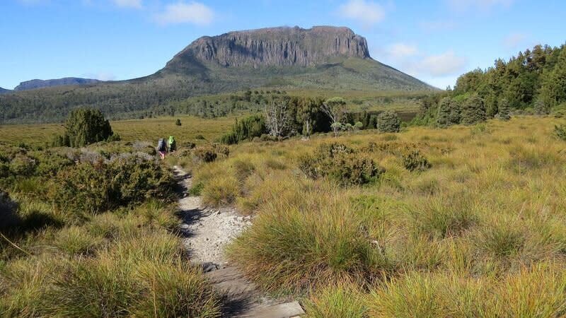 Hiker Trevor Tolputt died at Lake St Clair in Tasmania on the Overland Track, which is pictured. Source: AAP