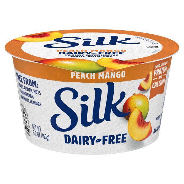 21) Peach Mango Soymilk Yogurt Alternative