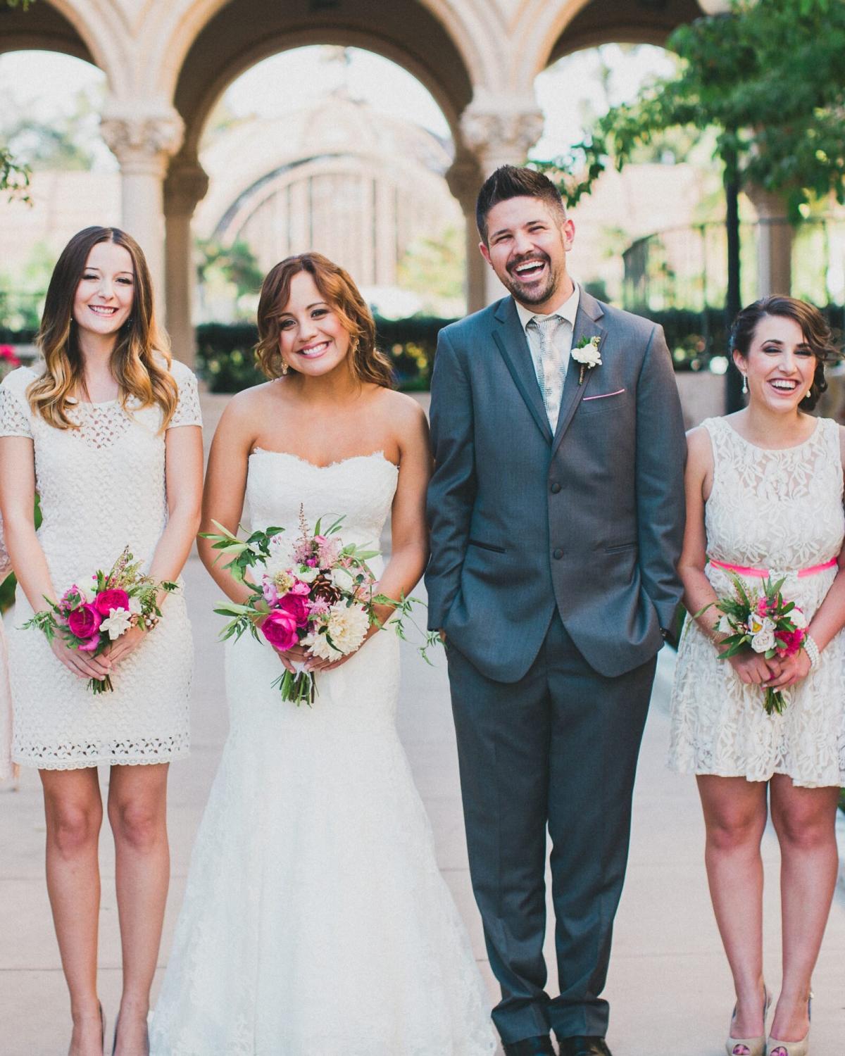 Male Bridesmaid Wears Dress