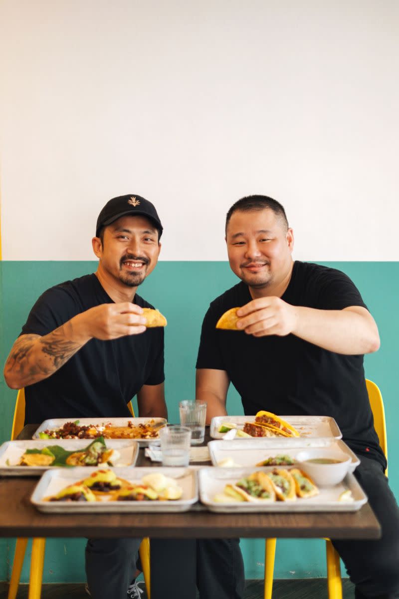 ▲左起：Chef Kin、Chef Long，兩人原本就是好朋友。（圖／LONGTAIL 提供）