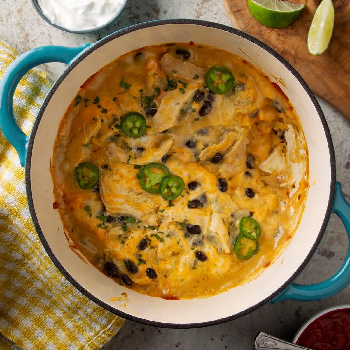 Dutch Oven Enchiladas