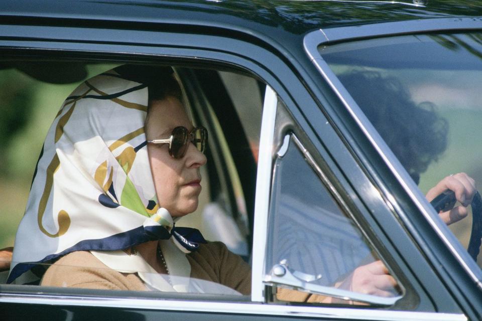 <p>Queen Elizabeth II is the only person in the UK legally allowed to drive around without a license and without plates. The rest of her family can't drive without them. </p>