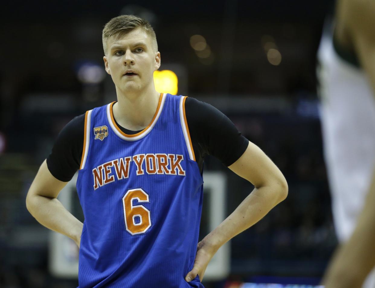 Kristaps Porzingis says he wants to stay in New York for the rest of his career.