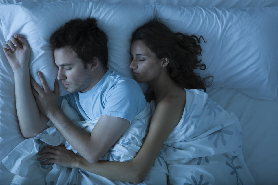 A sleep divorce could actually be good for your relationship. Photo: Getty