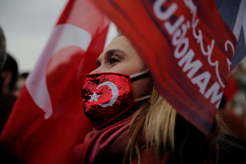 Thousands protest in Turkey over Istanbul mayor's conviction in Istanbul