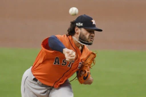 休士頓太空人今天傳出與麥卡勒斯（Lance McCullers Jr.）達成簽約協議。法新社