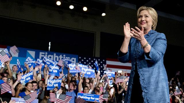 Clinton Dominance Contrasts With Divided GOP