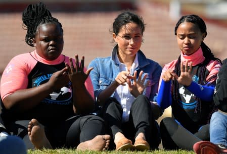 Prince Harry and Meghan visit Cape Town