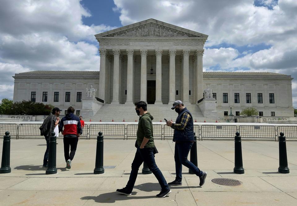 Supreme Court building in Washington, D.C. on April 17, 2021.