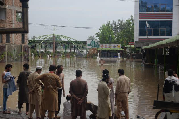 Pakistan called for international assistance after floods since mid-June killed nearly 1,000 people. (Photo: Anadolu Agency via Getty Images)