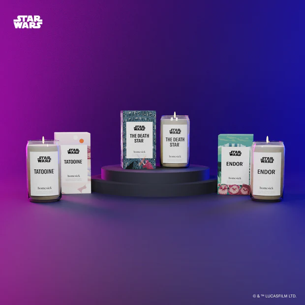 Homesick Candles Star Wars Collection