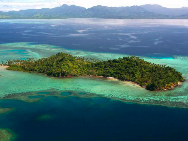 <p>Nukudrau Island is near Fiji in the South Pacific. The 46 acres of land are surrounded by clear waters ideal for snorkelling, diving, and fishing. Price is available upon request. (Private Islands Inc.) </p>