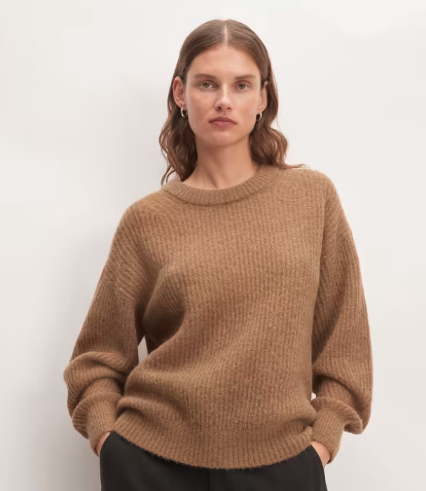 Women's top-rated Everlane Alpaca crewneck sweater