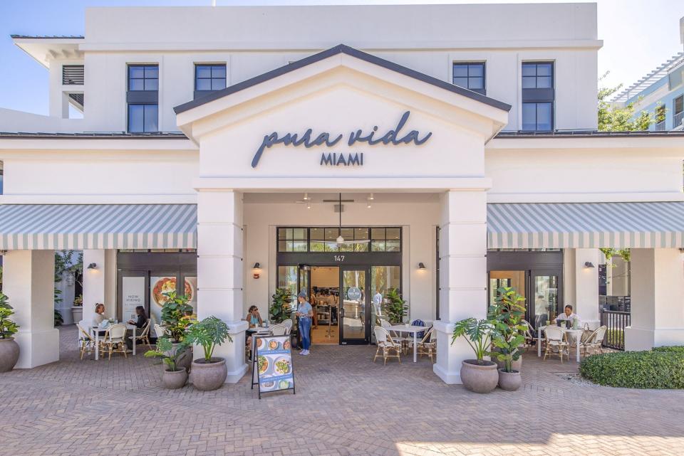 Pura Vida restaurant recently took over the former BurgerFi space at Harbourside Place in Jupiter.