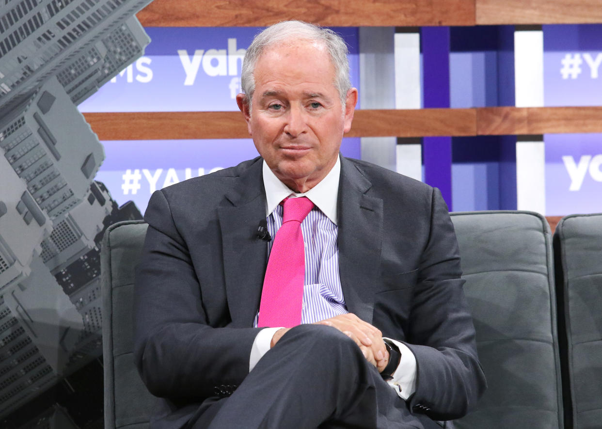 NEW YORK, NEW YORK - OCTOBER 10: CEO of the Blackstone Group Stephen Schwarzman attends the Yahoo Finance All Markets Summit at Union West Events on October 10, 2019 in New York City. (Photo by Jim Spellman/Getty Images)
