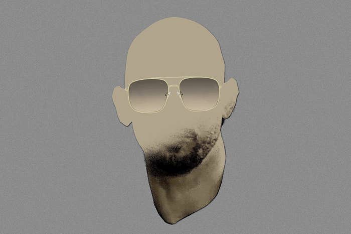an illustrated cutout of andrew tate's face