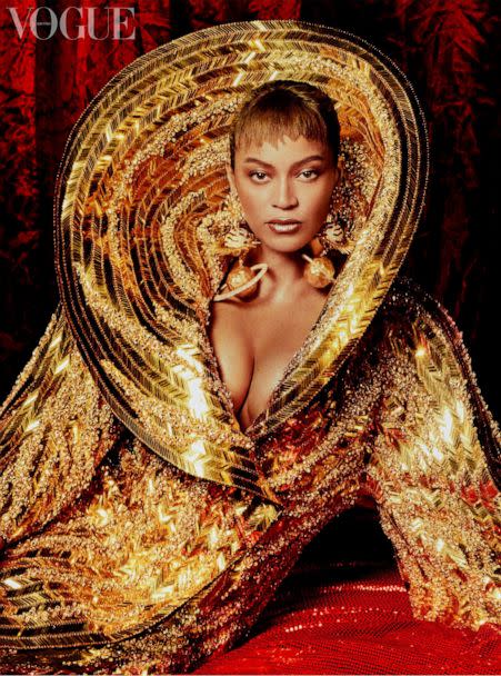 PHOTO: After announcing her next album, 'Renaissance,' Beyoncé is also British Vogue's July 2022 cover star. (Courtesy of Vogue, Rafael Pavarotti )