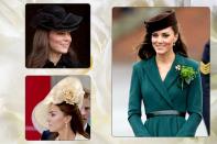 <p><b>Hat: </b> </p> <p>You cannot belong to the royal family without an extravagant hat or two and Kate does not disappoint. Kate's a Hat Fanatic. She has been spotted in all manner of hats—from fanciful wedding fascinators to berets and fedoras. Many of them are designed by Philip Treacy, who counts Lady Gaga, Sarah Jessica Parker and Kate Moss among his top clients.</p>