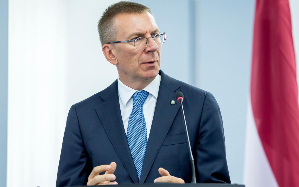 Latvian President Edgars Rinkevics