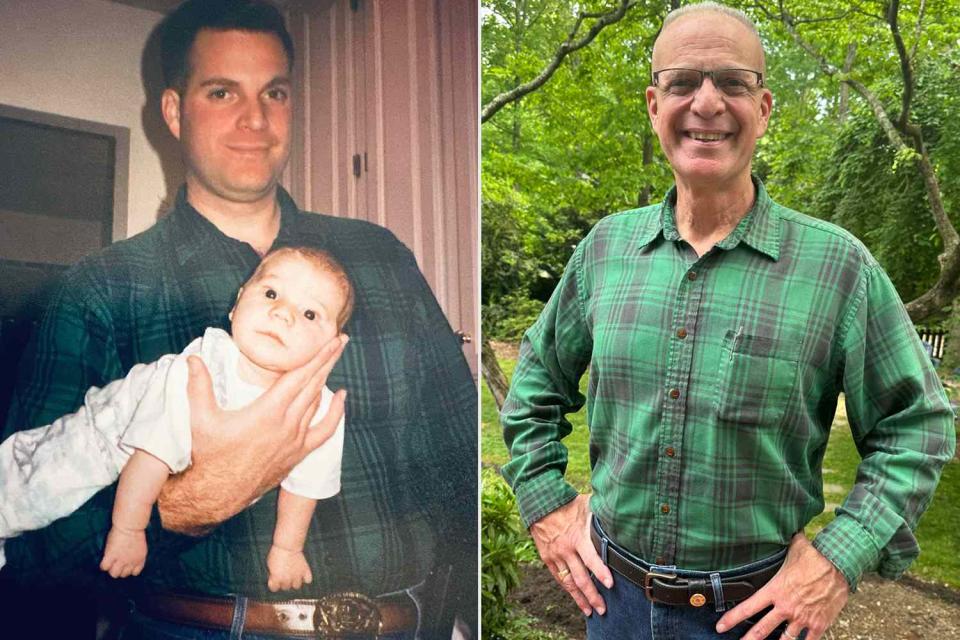 <p>Courtesy of Maggie Timblin</p> Mike Girardi wearing an L.L. Bean shirt.