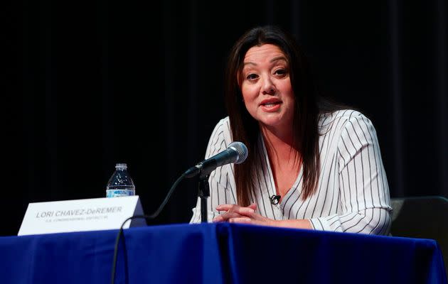 Republican Lori Chavez DeRemer is favored to defeat Democrat Jamie McLeod-Skinner. (Photo: Steve Dipaola/Associated Press)