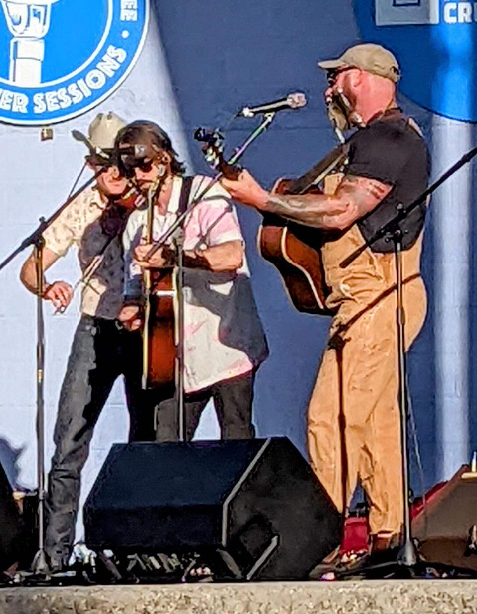 The Hogslop String Band performs at the 2022 ORNL-FCU’s Summer Sessions concert series kickoff at A.K. Bissell Park in Oak Ridge on Saturday, June 18.