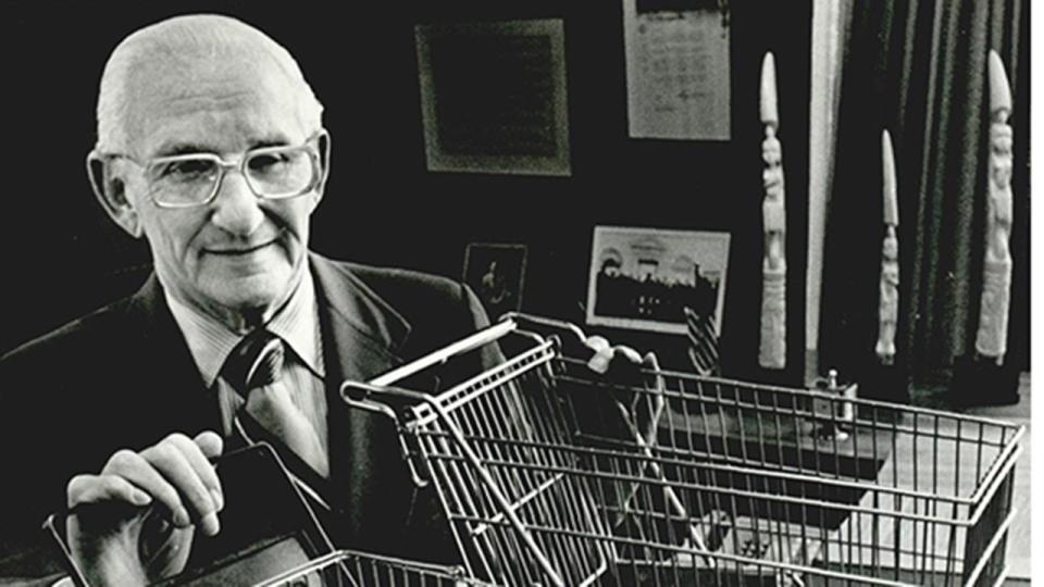 Shopping cart inventor Sylvan Goldman