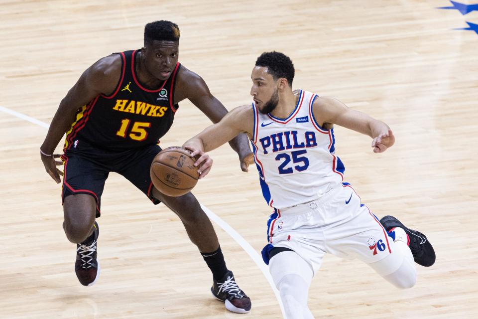 Ben Simmons scored five points in the 76ers' Game 7 loss to the Hawks.