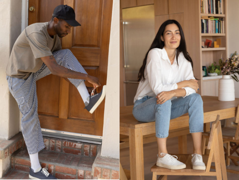 Everlane's new Forever Sneakers. Images courtesy of Everlane.