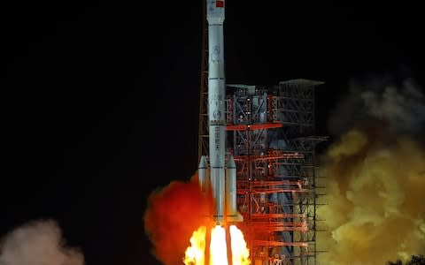 The Chang&#39;e-4 lunar probe launches from the Xinchang Satellite Launch Center in China&#39;s Sichuan Province, on 8th December 2018 - Credit: Jiang Hongjing/&amp;nbsp;Xinhua