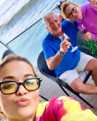 <p>Vera Ora Instagram</p> Rita Ora and her parents Besnick and Vera Sahatciu Ora.