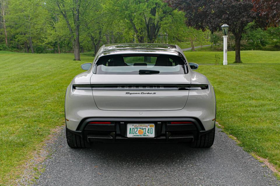 The 2021 Porsche Taycan Turbo S Cross Turismo.