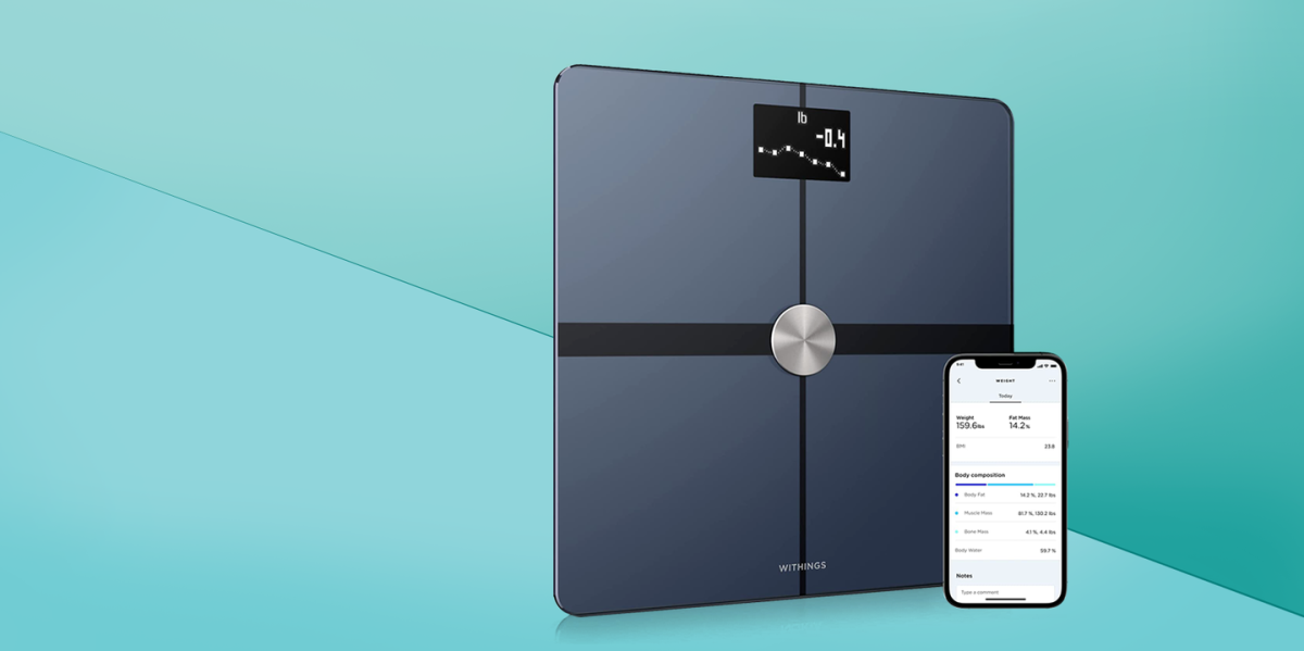 Withings Body Smart Wi-Fi bathroom scale - Scale for Body Weight