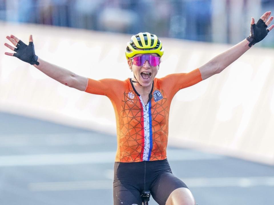 Annemiek van Vleuten celebrated thinking she'd won the Olympic title, but later found out she came second.