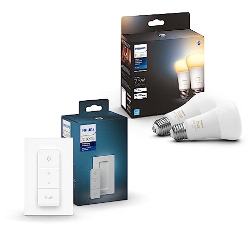 Hue 2-pack A19 E26 75W LED Bulbs - White