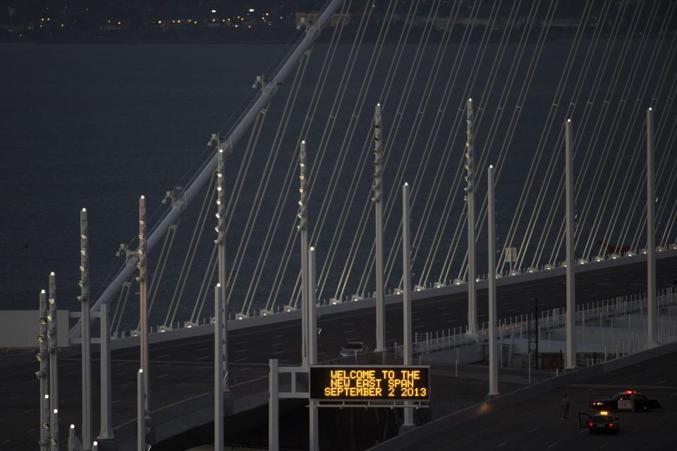 Bay Bridge opens to traffic