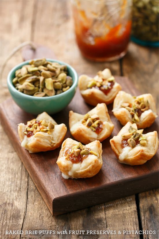 Baked Brie Puffs