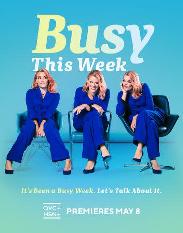 <p>QVC+/HSN+</p> Busy Philipps and 'Busy This Week.'